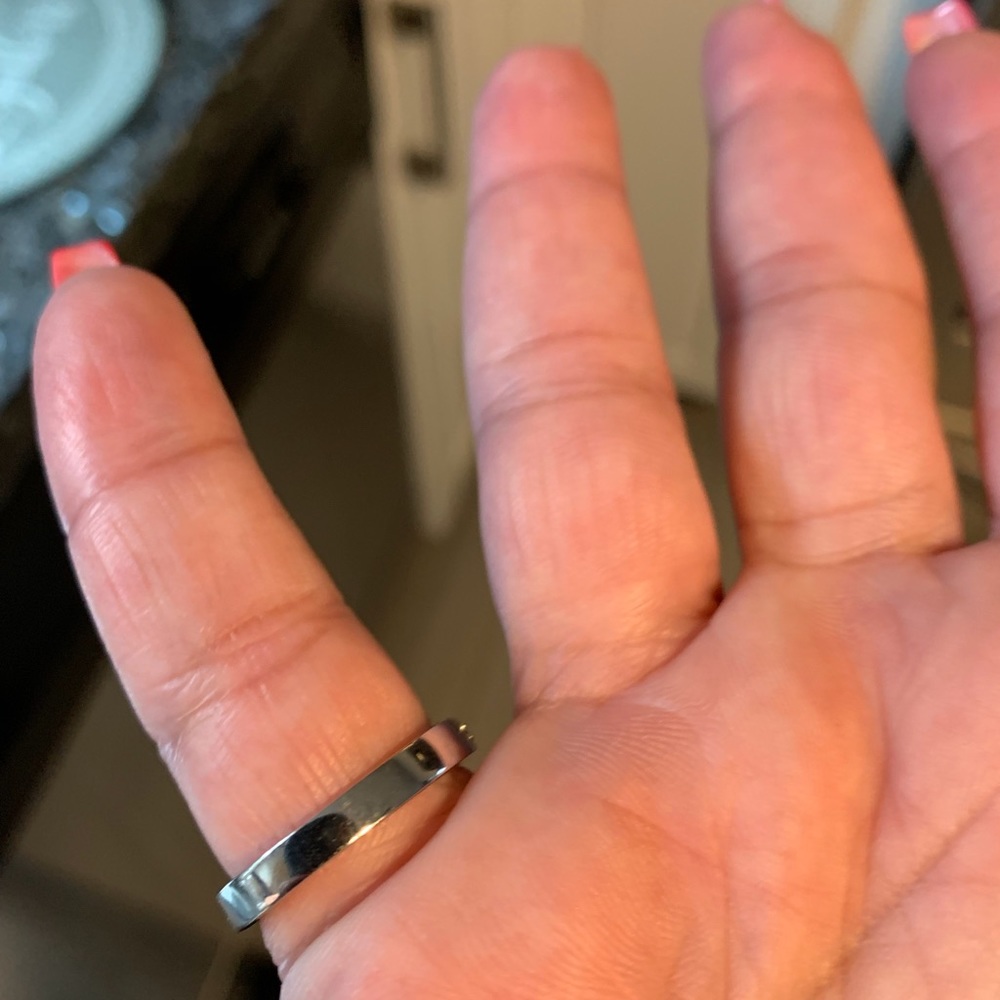 Silver Plated Mossanite Ring - image 2